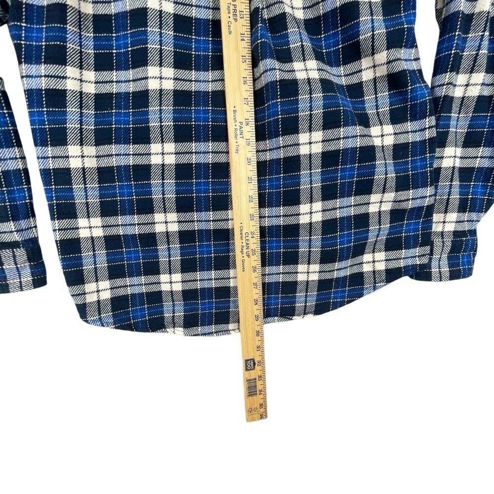 Men's Orvis 100% Cotton‎ Flannel Plaid Shirt Jacket Large - Picture 9 of 14